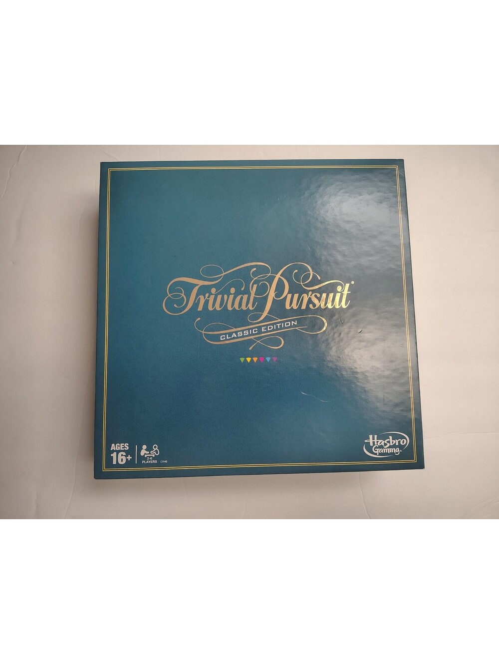 Trivial Pursuit Classic Edition Board Game by Hasbro Gaming, Ages 16+, 2-6 Play